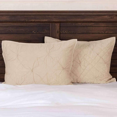 Aubree Taupe Standard Sham 21x27 VHC Brands - The Fox Decor